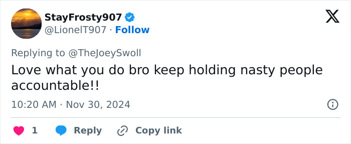 Bodybuilder Joey Swoll Shares Update On Woman “Doing Inappropriate Things” On Gym Equipment Bodybuilder Joey Swoll Shares Update On Woman “Doing Inappropriate Things” On Gym Equipment