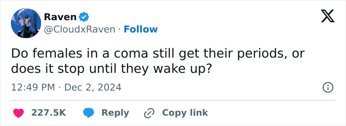 People Wondered If Women In Comas Still Get Their Periods, And An Expert Answered People Wondered If Women In Comas Still Get Their Periods, And An Expert Answered