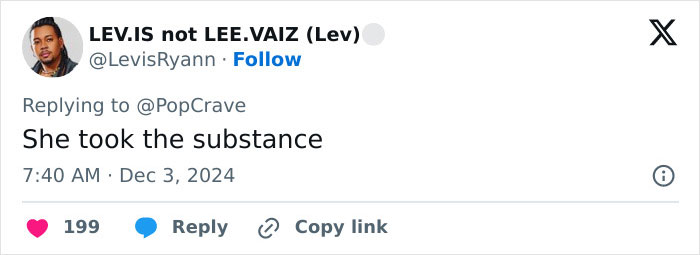 Comment by LEV.IS not LEE.VAIZ discussing Donatella Versace's "new face" at a musical premiere with 199 likes. Comment by LEV.IS not LEE.VAIZ discussing Donatella Versace's "new face" at a musical premiere with 199 likes.