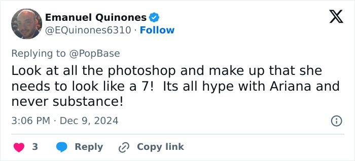 "Look At All The Photoshop": Ariana Grande's Golden Globes Nomination Sparks Backlash "Look At All The Photoshop": Ariana Grande's Golden Globes Nomination Sparks Backlash