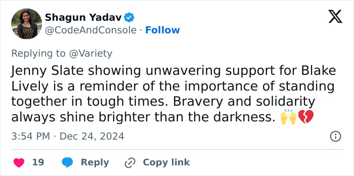 “Terribly Threatening”: Justin Baldoni’s Co-Star Supports Blake Lively After “Dark” Attack “Terribly Threatening”: Justin Baldoni’s Co-Star Supports Blake Lively After “Dark” Attack