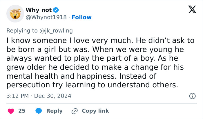 “Shame On Her”: J.K. Rowling Sparks Controversy With Another Tweet About Trans Children “Shame On Her”: J.K. Rowling Sparks Controversy With Another Tweet About Trans Children