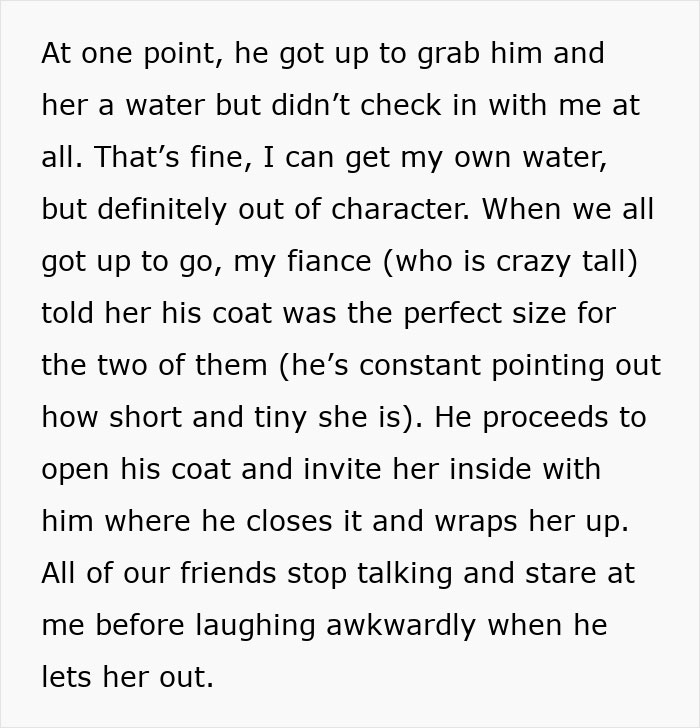 Woman Asks Fiancé To Postpone The Wedding After Seeing His Interactions With A New Female Friend Woman Asks Fiancé To Postpone The Wedding After Seeing His Interactions With A New Female Friend