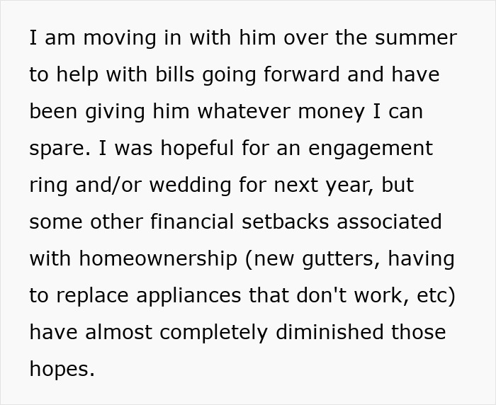 Text describing financial setbacks affecting wedding hopes, highlighting audacity of family burdening woman with wedding chores. Text describing financial setbacks affecting wedding hopes, highlighting audacity of family burdening woman with wedding chores.