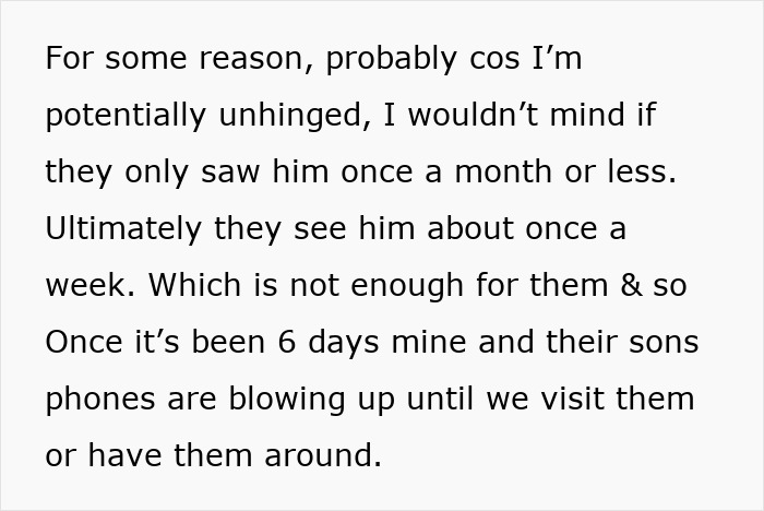 Woman Grows Suspicious After In-Laws Gift Her A Vacation Voucher To Babysit Their Grandkid Woman Grows Suspicious After In-Laws Gift Her A Vacation Voucher To Babysit Their Grandkid
