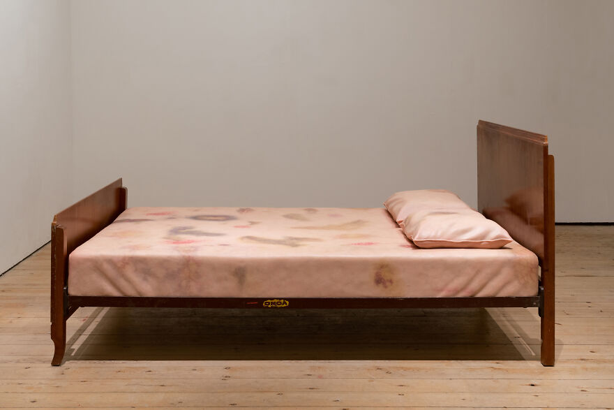 The Bed Is A Sculpture By Artist Maayan Sophia Weisstub, Aimed At Raising Awareness About Domestic Abuse The Bed Is A Sculpture By Artist Maayan Sophia Weisstub, Aimed At Raising Awareness About Domestic Abuse
