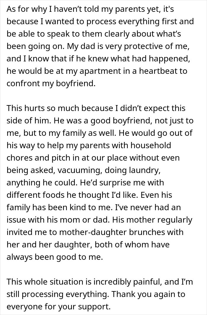 Text describing emotional reaction to boyfriend's actions involving birth control pills. Text describing emotional reaction to boyfriend's actions involving birth control pills.