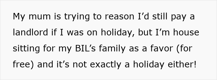 Person Asks Web If They&rsquo;re Being Unreasonable To Not Want To Pay Rent For Room They Won&rsquo;t Be Using