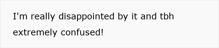 Text expressing disappointment and confusion about a Secret Santa gift. Text expressing disappointment and confusion about a Secret Santa gift.