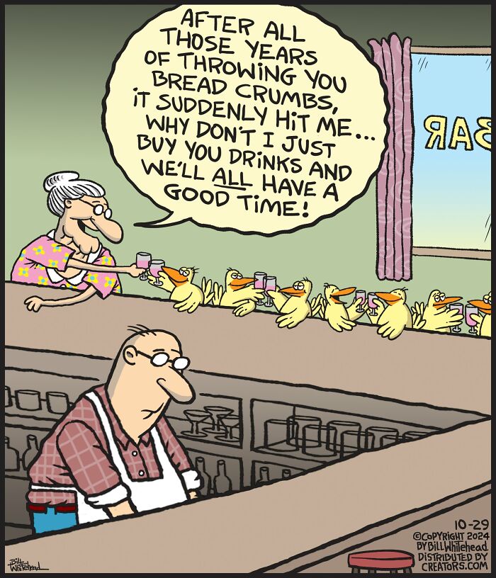 47 Funny One-Panel Comics By Bill Whitehead For A Quick Laugh (New Pics)