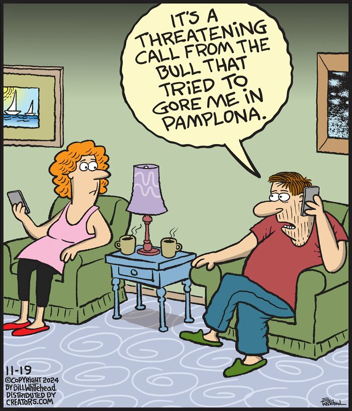 47 Funny One-Panel Comics By Bill Whitehead For A Quick Laugh (New Pics)