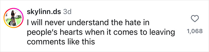 Comment addressing body shamers in response to viral bikini images, expressing confusion over negative comments. Comment addressing body shamers in response to viral bikini images, expressing confusion over negative comments.