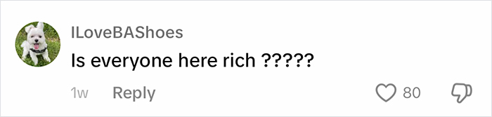 Comment questioning wealth in response to discussion on parents buying gifts. Comment questioning wealth in response to discussion on parents buying gifts.