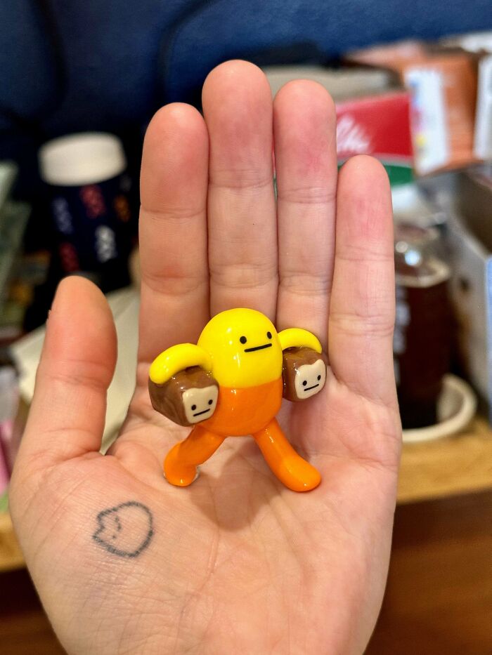 I Made This Little Guy Running With His Loaves