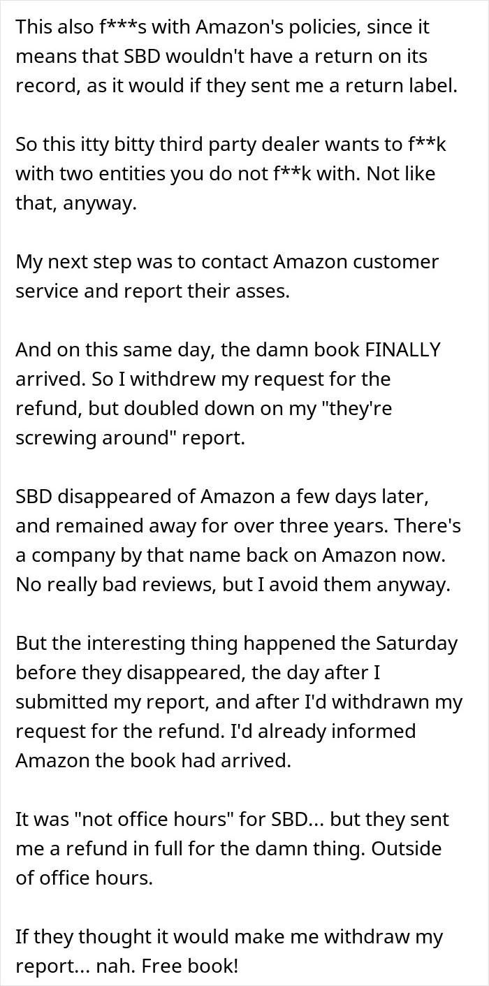 Customer persistence in delivery issue leads to successful outcome. Customer persistence in delivery issue leads to successful outcome.