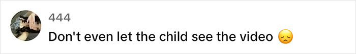 Comment discussing child's video, with a pensive emoji; reaction to baby's appearance prompting DNA test. Comment discussing child's video, with a pensive emoji; reaction to baby's appearance prompting DNA test.