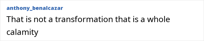 User comment on Australia's most tattooed woman's transformation. User comment on Australia's most tattooed woman's transformation.