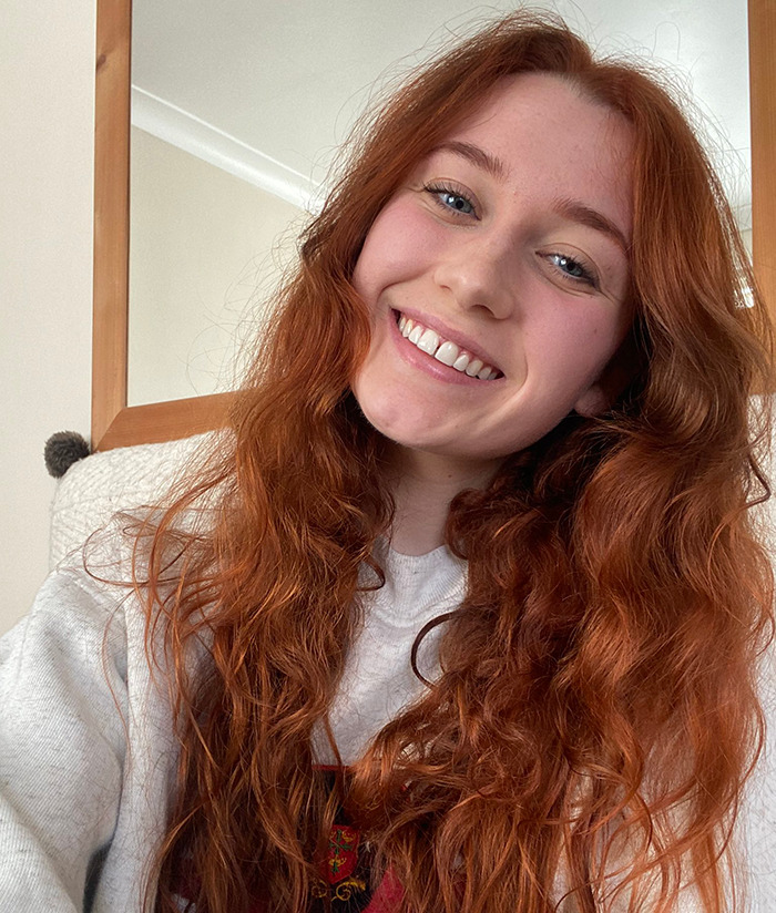 Dr. Ally Louks smiling, related to academic's "Politics of Smell" thesis. Dr. Ally Louks smiling, related to academic's "Politics of Smell" thesis.