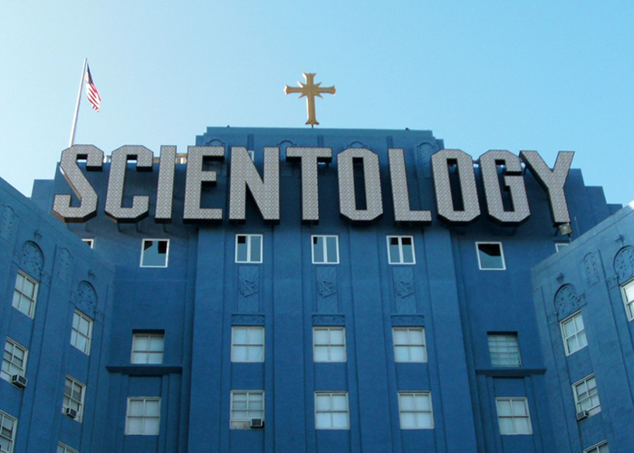 Scientology building with a cross. Scientology building with a cross.