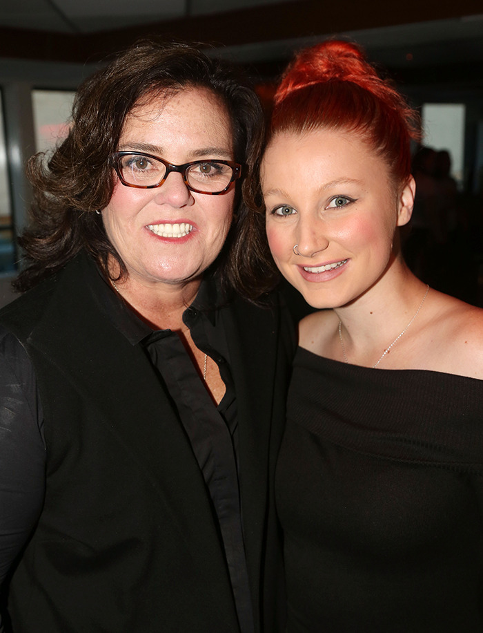 Rosie O'Donnell and her daughter, Chelsea O'Donnell, smiling. Rosie O'Donnell and her daughter, Chelsea O'Donnell, smiling.
