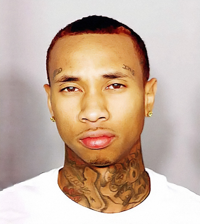 Rapper Tyga in a mugshot, representing viral criminal heartthrobs. Rapper Tyga in a mugshot, representing viral criminal heartthrobs.