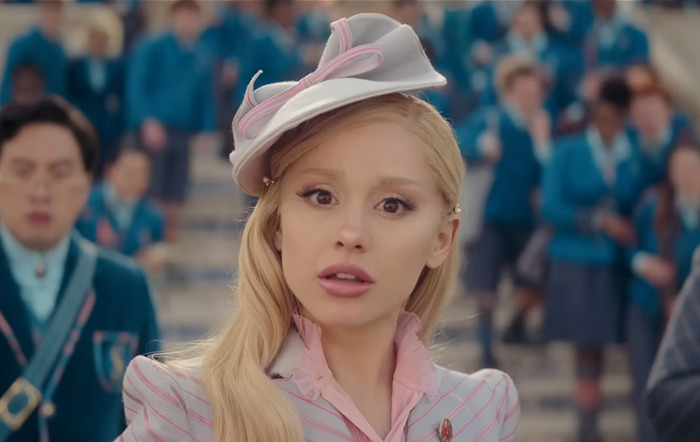 Ariana Grande as Glinda from movie 'Wicked'. Ariana Grande as Glinda from movie 'Wicked'.