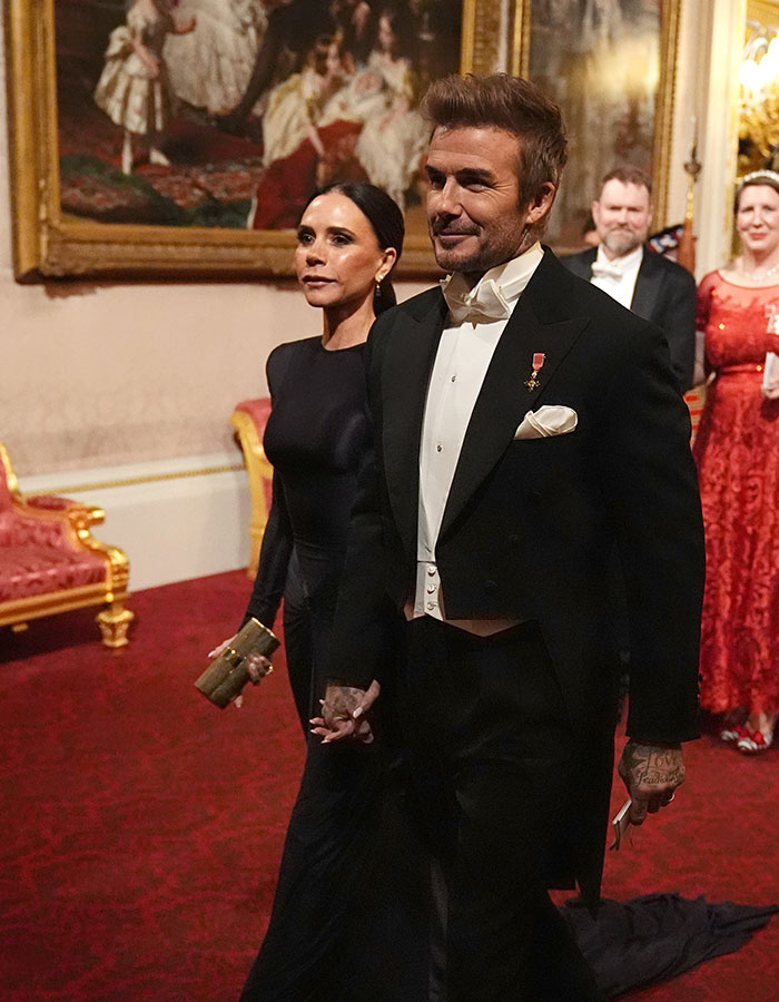 David Beckham Praised For Sweet Gesture Which Calmed Wife Victoria At Buckingham Palace Banquet David Beckham Praised For Sweet Gesture Which Calmed Wife Victoria At Buckingham Palace Banquet