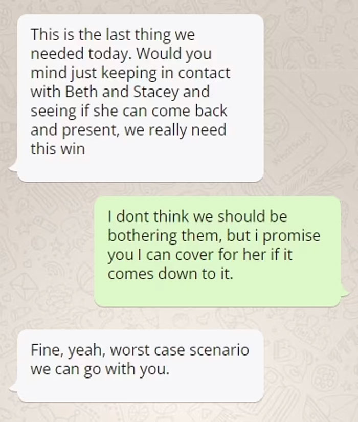 “When Will She Be Back?”: Boss Sparks Fury Over Careless Text Sent After Worker Was Hit By A Car “When Will She Be Back?”: Boss Sparks Fury Over Careless Text Sent After Worker Was Hit By A Car