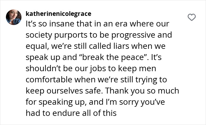 Text post expressing support for speaking up about societal issues. Text post expressing support for speaking up about societal issues.