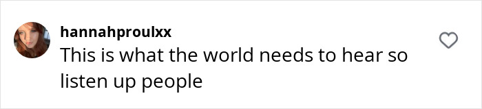 Comment from hannahproulxx urging people to listen, related to Abigail Breslin and Blake Lively's claims. Comment from hannahproulxx urging people to listen, related to Abigail Breslin and Blake Lively's claims.