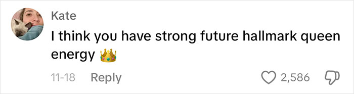 Comment about a non-famous actress' audition process with positive emoji feedback, gaining 2,586 likes. Comment about a non-famous actress' audition process with positive emoji feedback, gaining 2,586 likes.