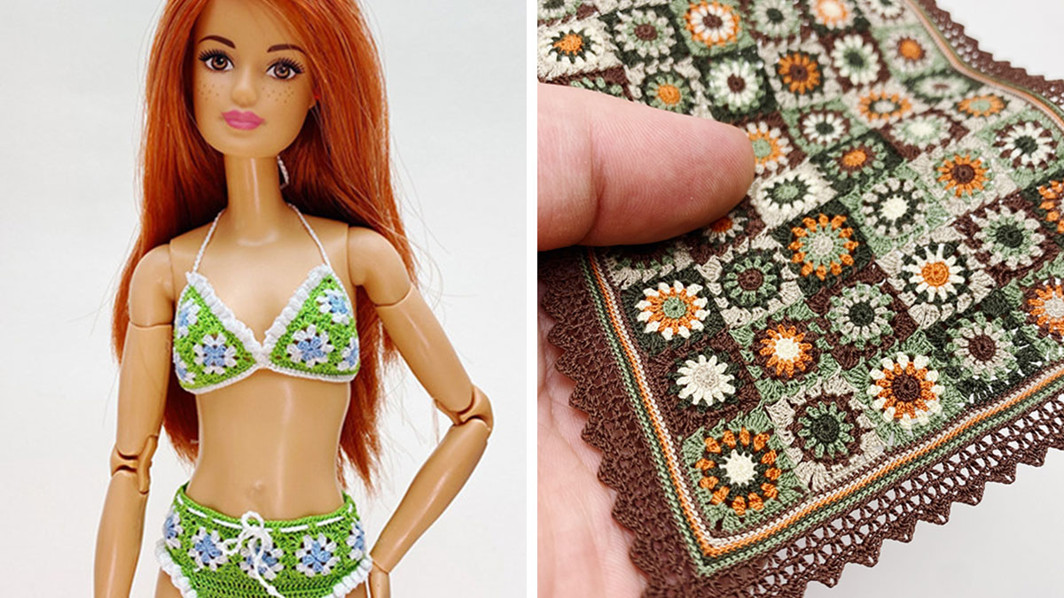 Tiny Crochet Designs: Artist Recreates Popular Items In The Tiny Scale Of 1 To 12