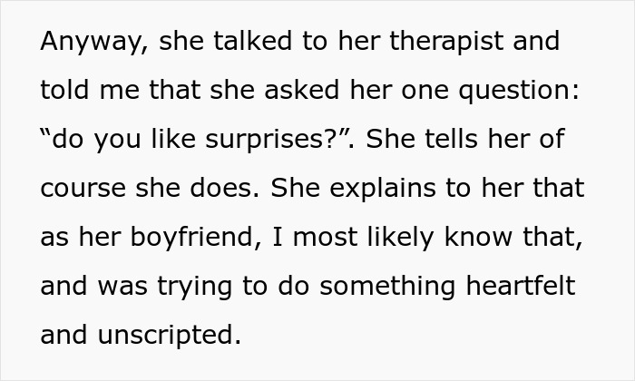 Text conversation about proposal rejection over surprises and regret. Text conversation about proposal rejection over surprises and regret.