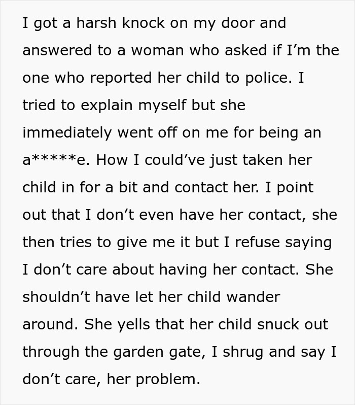 Guy Wonders If He’s A Jerk For Not Taking In His Neighbor’s Kid And Calling The Police Instead Guy Wonders If He’s A Jerk For Not Taking In His Neighbor’s Kid And Calling The Police Instead