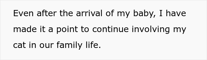 Text about new mom balancing baby and cat in family life. Text about new mom balancing baby and cat in family life.