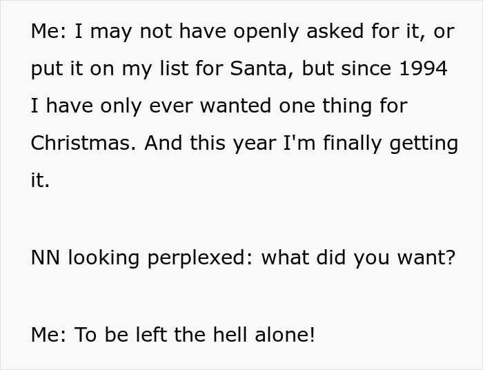 Nosy Coworker Pushes Woman To Reveal Christmas Plans, Regrets It When She Hears The Truth Nosy Coworker Pushes Woman To Reveal Christmas Plans, Regrets It When She Hears The Truth