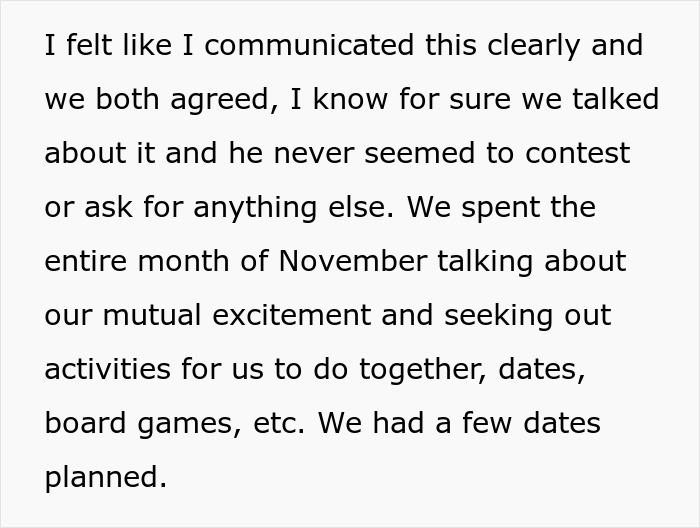 Text exchange about relationship plans and mutual excitement with activities like board games and dates discussed. Text exchange about relationship plans and mutual excitement with activities like board games and dates discussed.