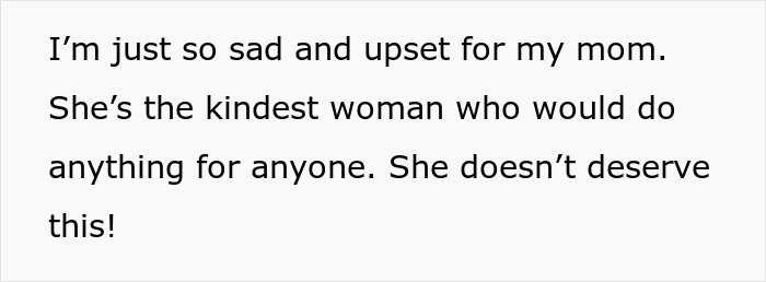 Text expressing sadness over a mom’s treatment by MIL during Christmas. Text expressing sadness over a mom’s treatment by MIL during Christmas.