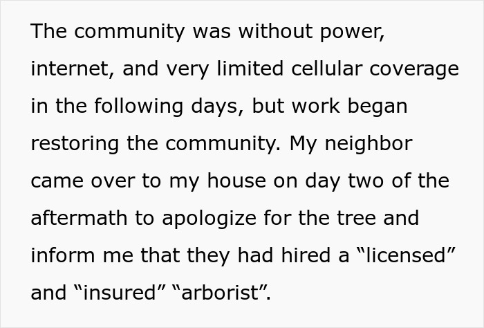“I Told You So”: Dodgy Arborist Ignores Warning, Causes $300K Damage, Regrets It Fast “I Told You So”: Dodgy Arborist Ignores Warning, Causes $300K Damage, Regrets It Fast