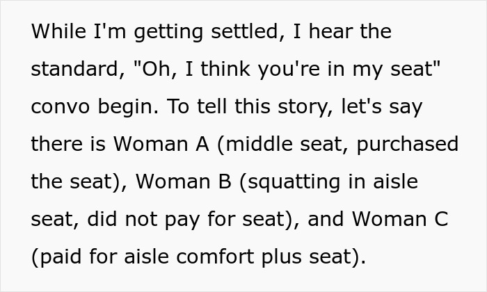 Woman Pays For Premium Seat On Long Flight, Verbally Abused By Two Ladies When She Refuses To Move Woman Pays For Premium Seat On Long Flight, Verbally Abused By Two Ladies When She Refuses To Move