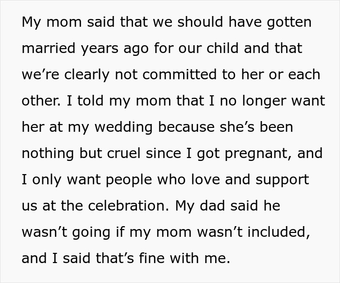 Bride Tells Cruel Mom She's Not Welcome At Her Wedding After Being Shamed And Called "Used Goods" Bride Tells Cruel Mom She's Not Welcome At Her Wedding After Being Shamed And Called "Used Goods"
