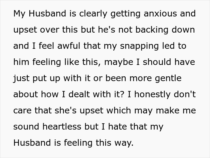 Text about MIL causing family tension and emotional conflict. Text about MIL causing family tension and emotional conflict.