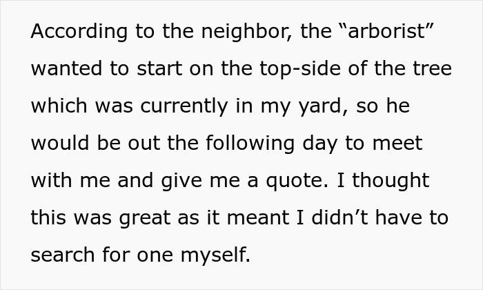 “I Told You So”: Dodgy Arborist Ignores Warning, Causes $300K Damage, Regrets It Fast “I Told You So”: Dodgy Arborist Ignores Warning, Causes $300K Damage, Regrets It Fast