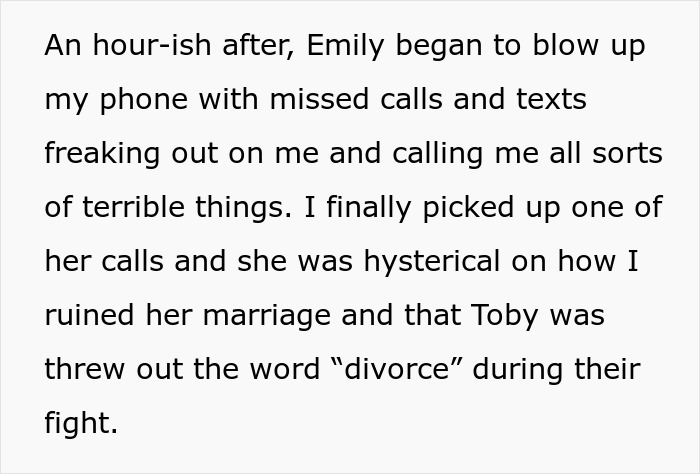 Text message exchange about marriage troubles and impending divorce. Text message exchange about marriage troubles and impending divorce.
