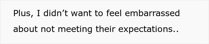 Text on a white background expressing embarrassment about not meeting expectations for a white elephant gift. Text on a white background expressing embarrassment about not meeting expectations for a white elephant gift.