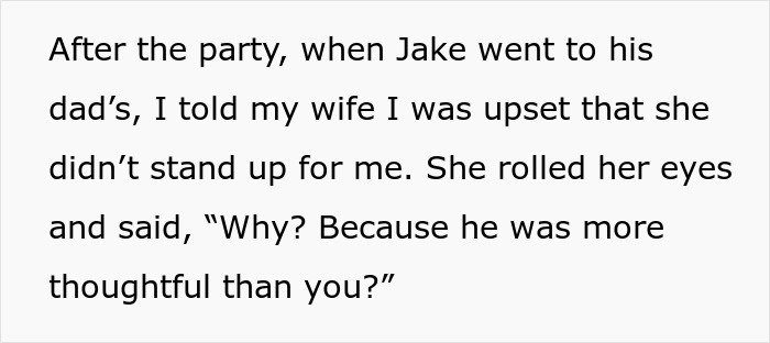 Text excerpt discussing a husband's frustration with his wife over her ex's behavior. Text excerpt discussing a husband's frustration with his wife over her ex's behavior.