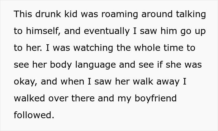 Text recounting situation with boyfriend, highlighting a woman's changing opinion about him after he refused to help. Text recounting situation with boyfriend, highlighting a woman's changing opinion about him after he refused to help.