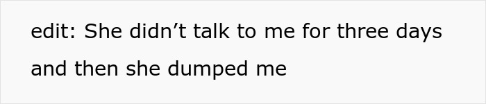 Text message from boyfriend mentioning breakup after three days of silence. Text message from boyfriend mentioning breakup after three days of silence.