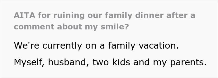 Mom Keeps Shaming Woman With Chronic Pain Smile, She Refuses To Be Part Of Family Dinner Mom Keeps Shaming Woman With Chronic Pain Smile, She Refuses To Be Part Of Family Dinner