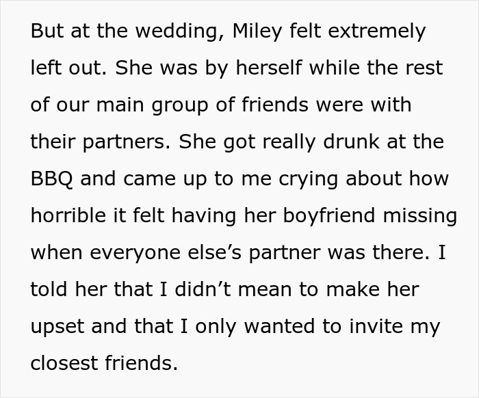 Friend Angry Her Rude BF Isn’t Invited To Wedding, Livid Couple Refuses To Put Up With Him Friend Angry Her Rude BF Isn’t Invited To Wedding, Livid Couple Refuses To Put Up With Him
